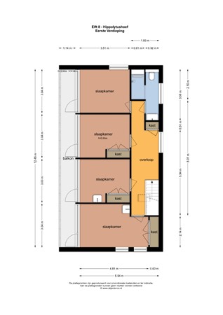 Floorplan - Elft 8, 1777 AD Hippolytushoef
