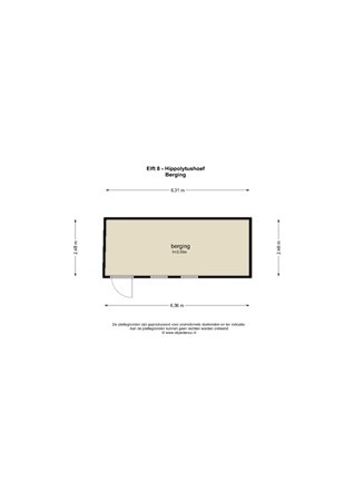 Floorplan - Elft 8, 1777 AD Hippolytushoef