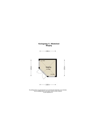 Floorplan - Koningsweg 11, 1778 JM Westerland