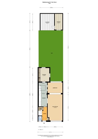 Floorplan - Waddenstraat 20, 1779 XB Den Oever